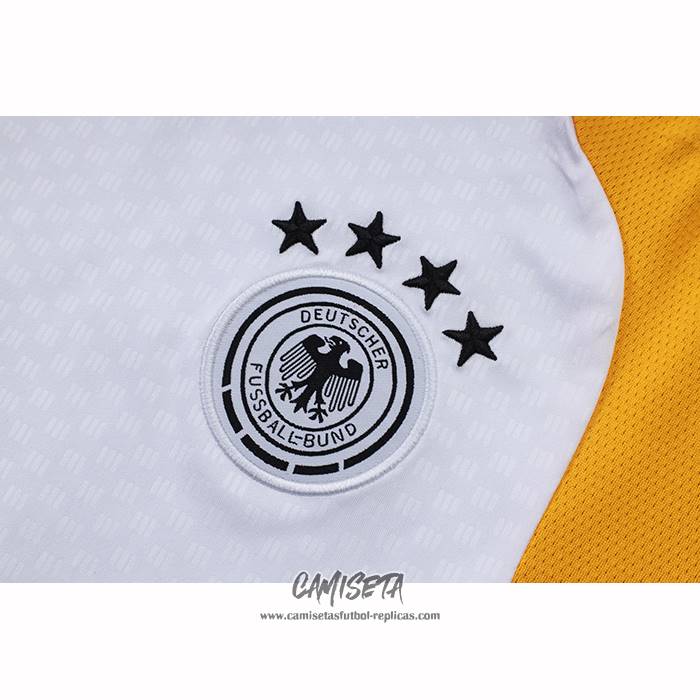 Chandal del Alemania 2025-2026 Manga Corta Blanco - Pantalon Corto